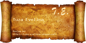 Tuza Evelina névjegykártya